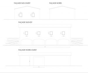 exemple PC 5 plan de facade permis de construire la penne sur ouveze
