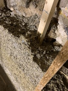 Mur thermique béton de chanvre